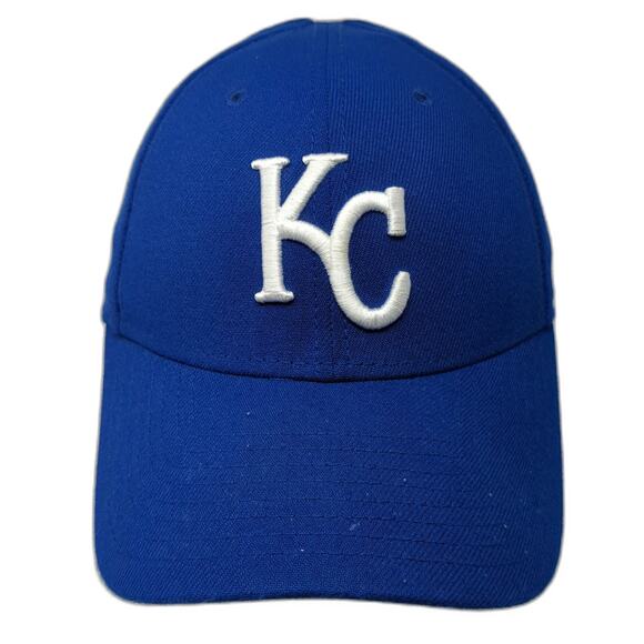 New Era Other - New Era MLB Kansas City Royals Baseball Cap Blue L 39THIRTY Stretch Fit Logo Hat
